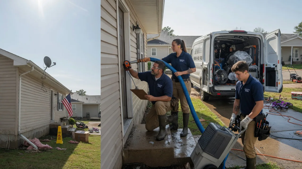 Ceiling Water Damage Restoration in Hickory Flat, MS near me